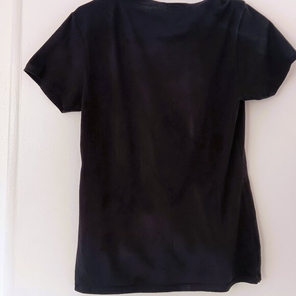 BLACK STAR WARS YODA SHIRT: "WHEN YOUR SONG COMES ON", LADIES, SMALL - Picture 3 of 4